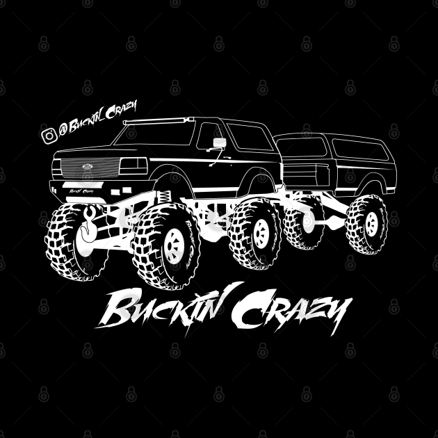 Buckin Crazy Bronco - White Print 2021 by The OBS Apparel