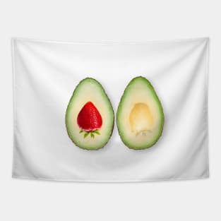 Avocado strawberries Tapestry