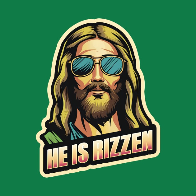 HE IS RIZZEN FUNNY JESUS by WeirdFlex