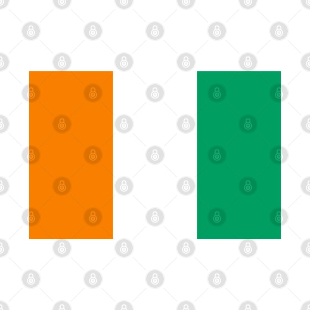 Flag of Ivory Coast by COUNTRY FLAGS