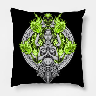 goddess of death Pillow