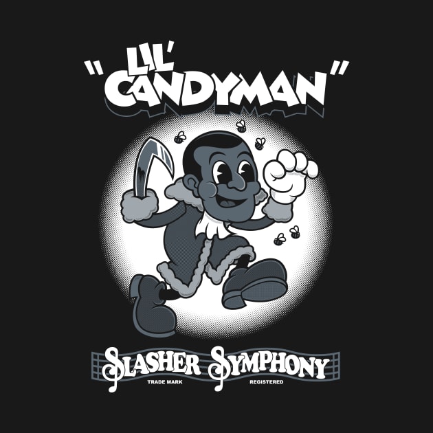 Lil' Candy  - Creepy Cute Candyman - Vintage Cartoon Horror by Nemons