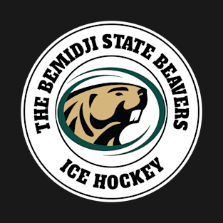 the classic bemidji ice hockey team white background T-Shirt