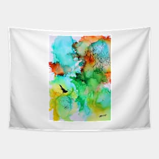 Carpe Diem (happy art) Tapestry