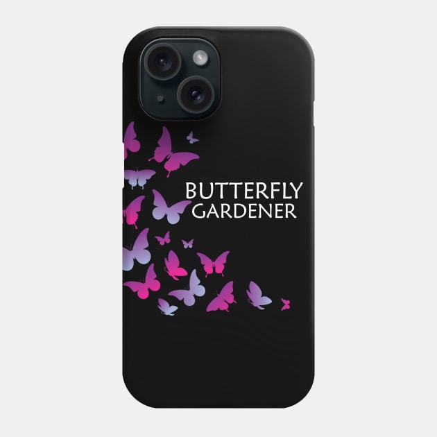 Butterfly Gardener Phone Case by KC Happy Shop