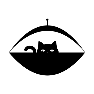 Invasive Species - Flying Saucer Cat T-Shirt