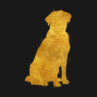 Labrador Retriever dog golden art T-Shirt