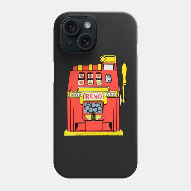 Vintage Reno Slot Decal Phone Case by zsonn