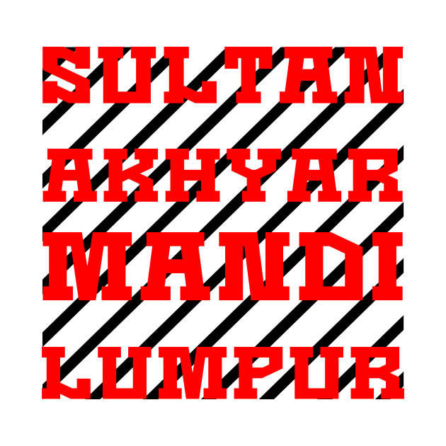 Sultan Akhyar Mandi Lumpur Black Red by SultanAkhyarMandiLumpur