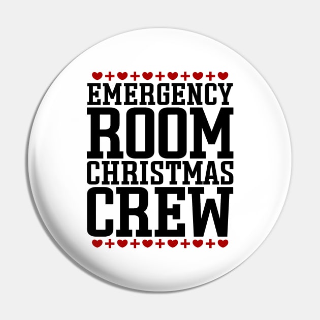 Emergency Room Christmas Crew Pin by colorsplash