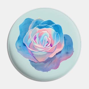 Azure blue pink purple colorful rose Pin