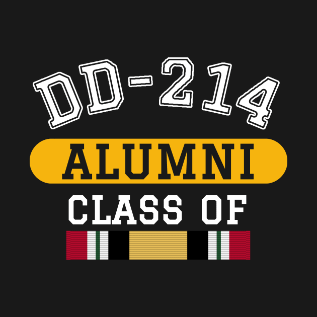 DD-214 Alumni Class of Iraq War Veteran Pride by Revinct_Designs
