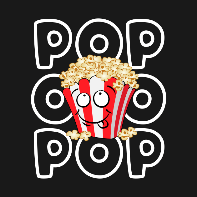 Love Popcorn 2 T-Shirt Funny Popcorn Lovers by teeleoshirts