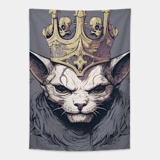 Evil cat Tapestry