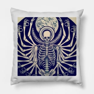 Skeleton Kali Pillow