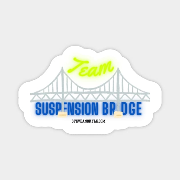 Team Suspension Bridge Magnet by steveandkyle