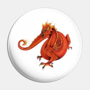 Fire dragon Pin