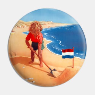 Hollande - Netherlands Vintage Poster Pin