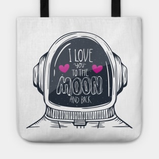 a trip to the moon Tote