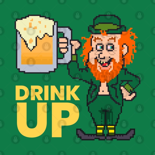 Drink Up Leprechaun by TommySniderArt