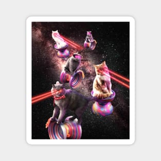 Galaxy Laser Yo-Yo Cat - Space Yo-Yo Cats with Lazer Eyes Magnet