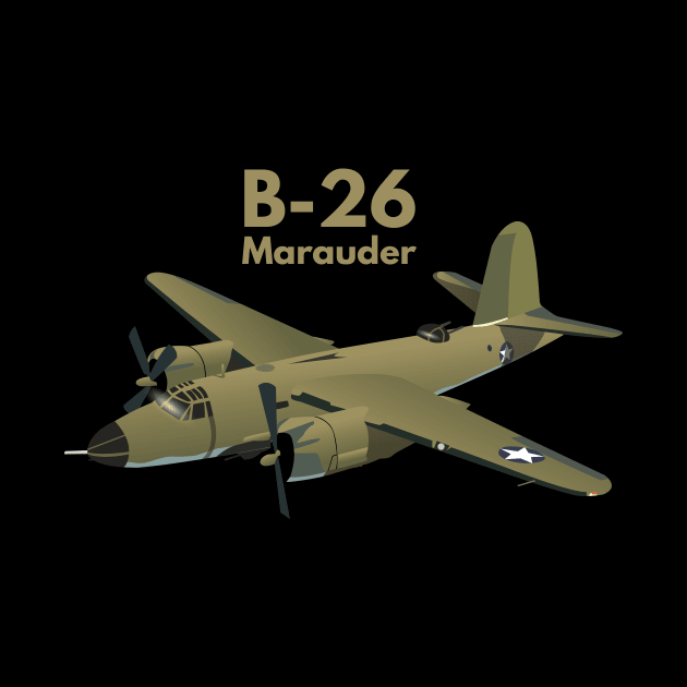 B-26 Marauder WW2 Medium Bomber by NorseTech