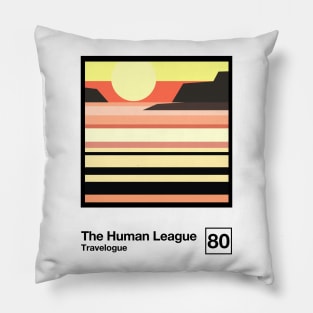 Travelogue / Minimalist Style Graphic Artwork Design Pillow