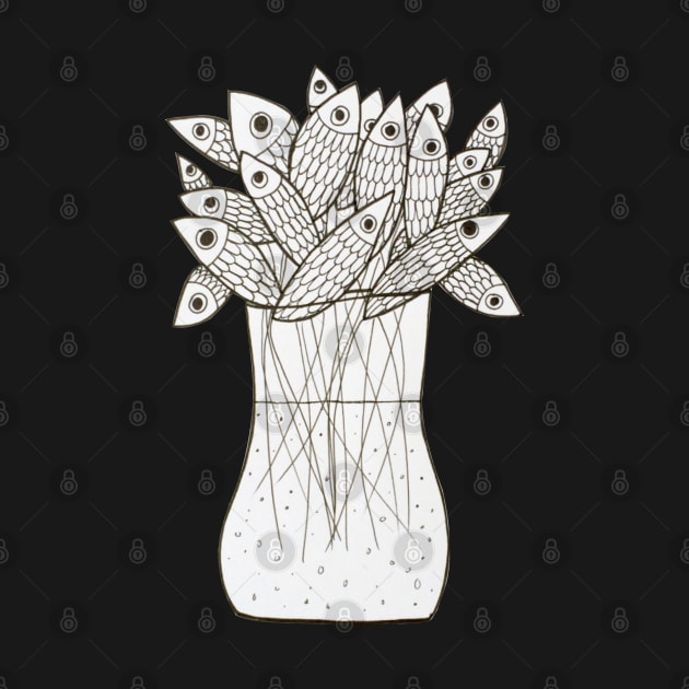 Fish bouquet in the vase by silvanillion