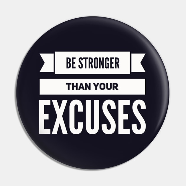 Be Stronger Than Your Excuses motivational quotes on apparel fitspo Pin by BoogieCreates