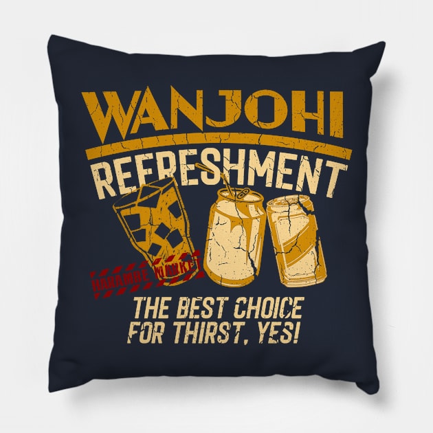 Wanjohi Refreshment Pillow by PopCultureShirts