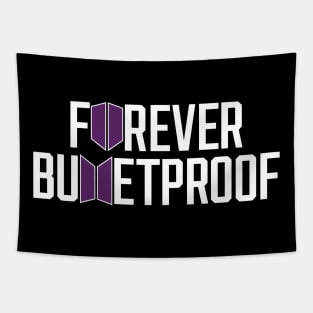 BTS & Army - Forever Bulletproof (White) Tapestry