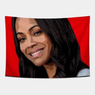 zoe saldana Tapestry