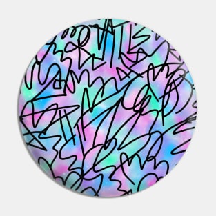 Pastel Retro Watercolour Abstract Leotard Pin