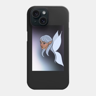 pale blue edgy fairy Phone Case