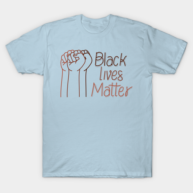 Discover black lives matter with fists - Black Pride - T-Shirt