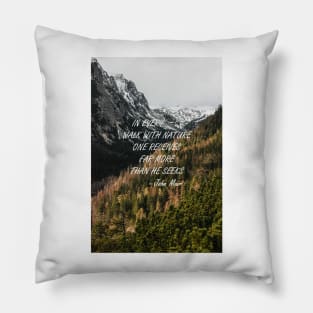 Walk with nature Pillow