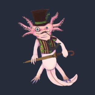 Zeus, Gentleman Axolotl T-Shirt