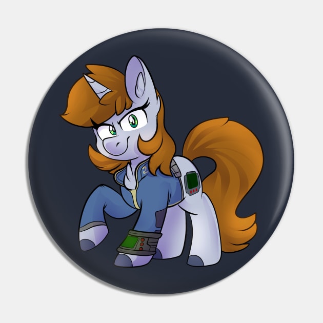 Fallout Equestria Lil Pip Pin by Baja Gryphon