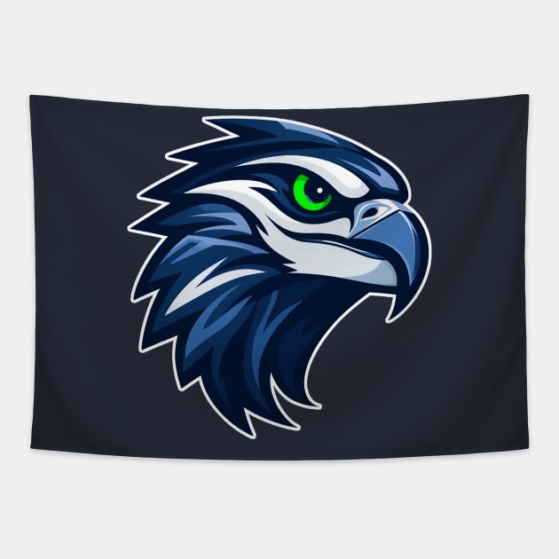 Seahawks Tapestry by DavidLoblaw