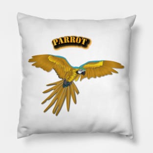 Parrot Design Pillow