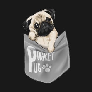 Pug In The Pocket T-Shirt