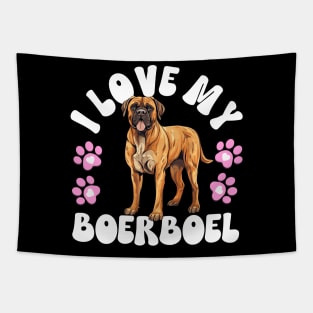 I Love My Boerboel Tapestry