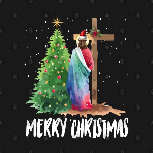 Christmas Holiday Jesus Cross by Outrageous Flavors