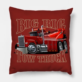 Cartoon tow truck Pillow