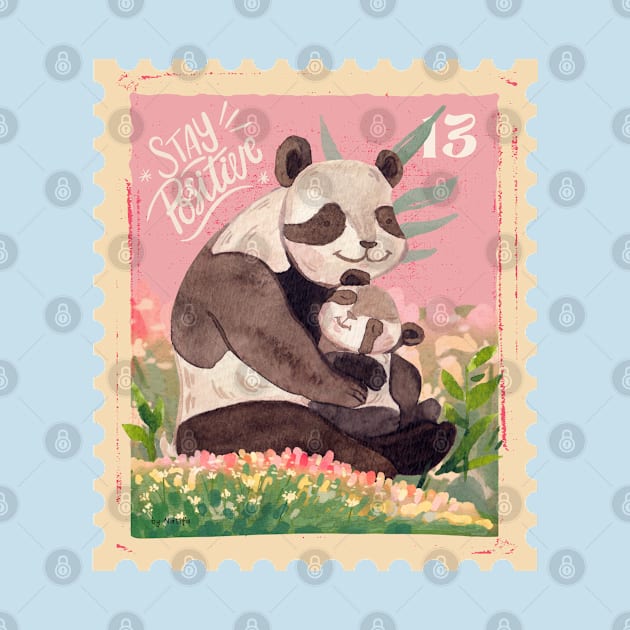 Mother Panda and Lovely Cub Moment by Natifa