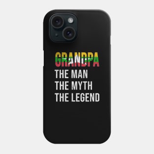 Grand Father Burmese Grandpa The Man The Myth The Legend - Gift for Burmese Dad With Roots From  Myanmar Phone Case