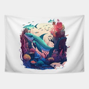 Marine Life Tapestry