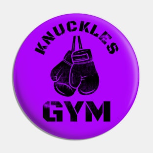 KNUCKLES GYM Pin