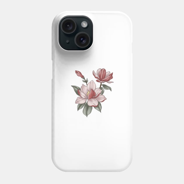 Magnolia Phone Case by NicoleHarvey