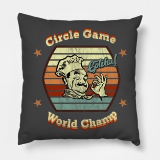 Circle Game Pizza Champion Pillow